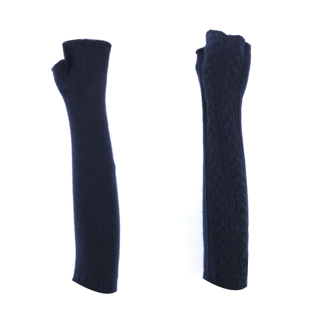 Navy Blue Cashmere Gloves - Scottish Cashmere Company