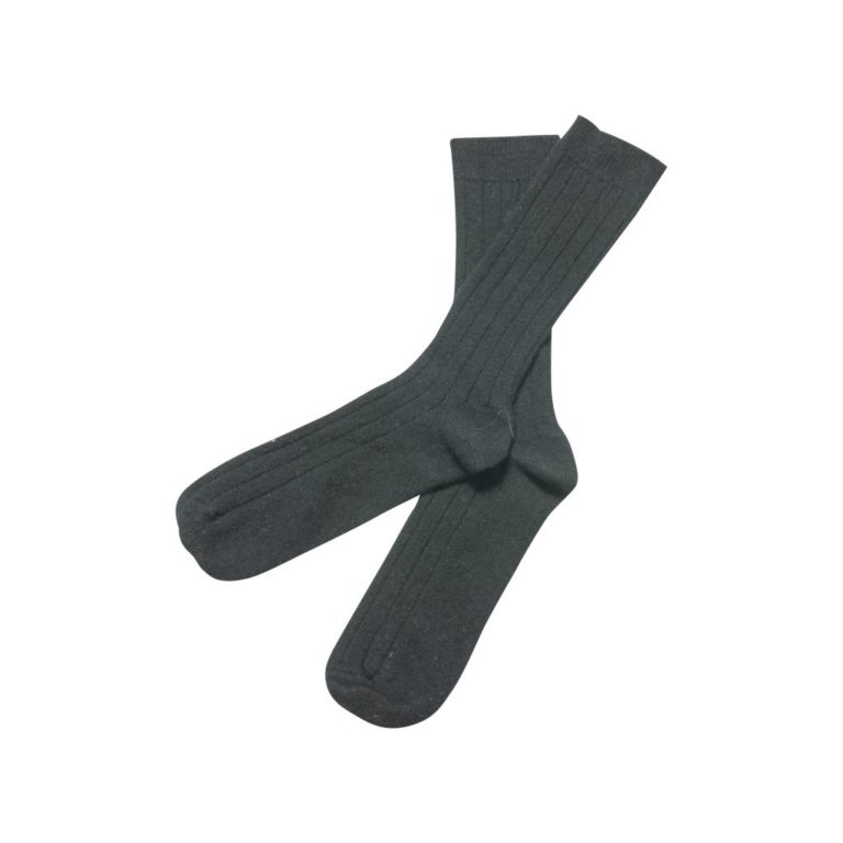 Mens Black Cashmere Socks Scottish Cashmere Company