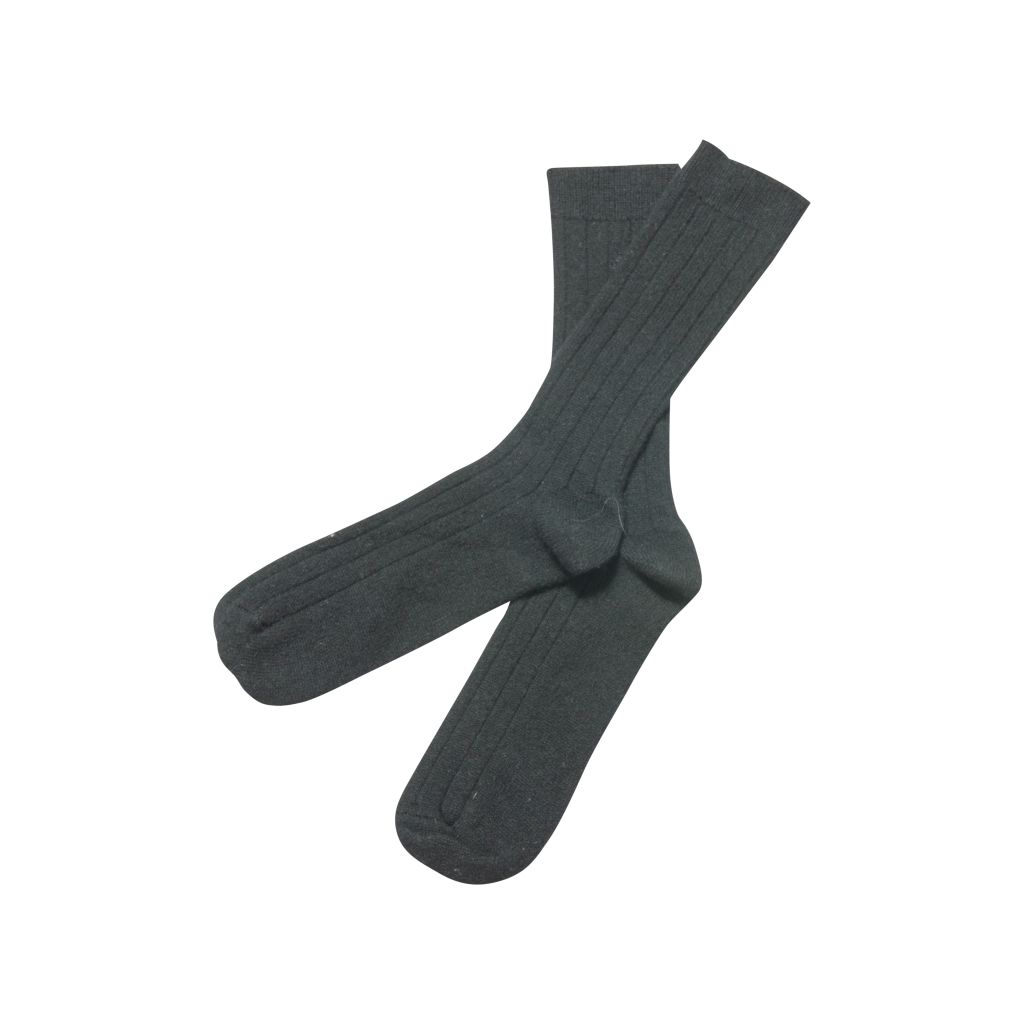 Mens Black Cashmere Socks - Scottish Cashmere Company