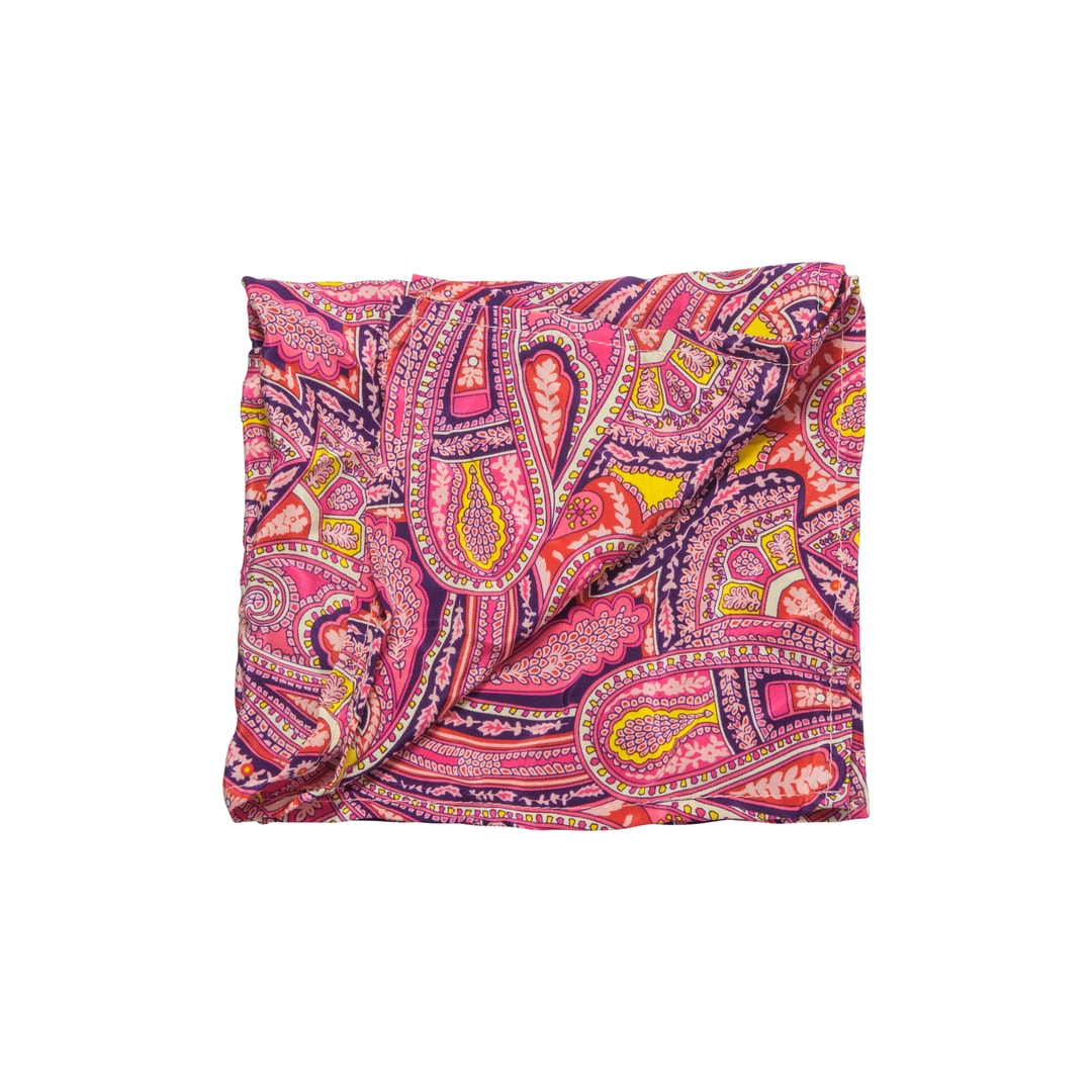 Pink Liberty Print Silk Pocket Scarf - Scottish Cashmere Company